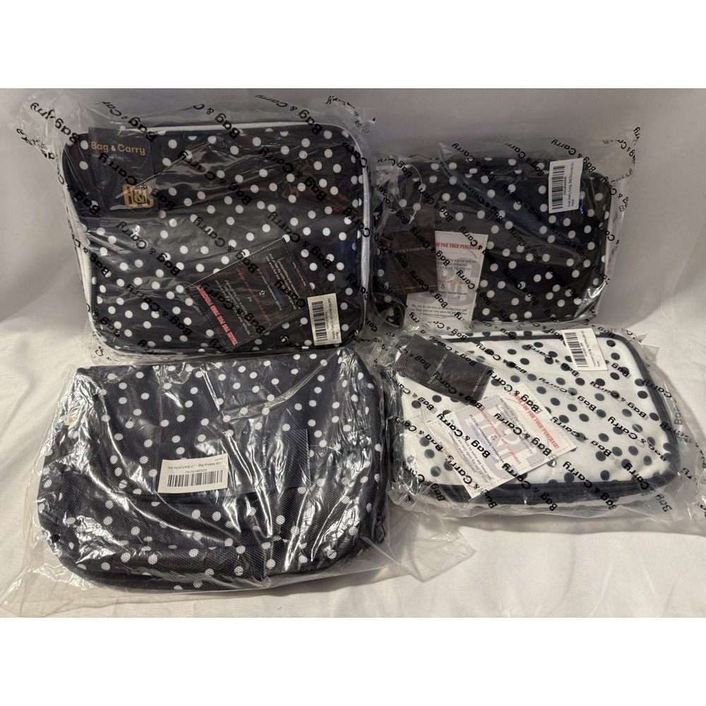 Bang Carson Travel Organizer Set 4 Pc Hanging Makeup Jewelry Bags NWT